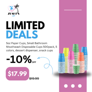 Bathroom Mouthwash Disposable Cups
