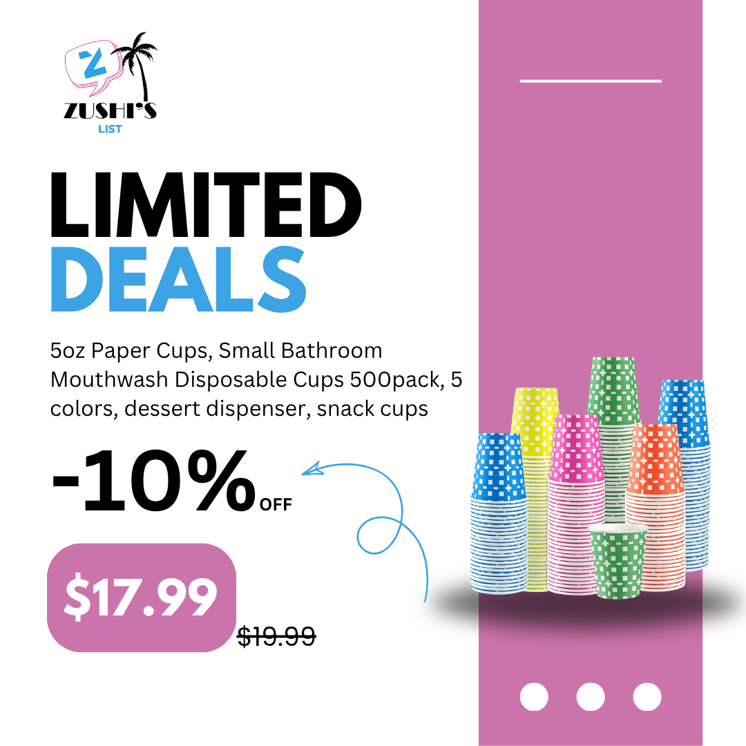 Bathroom Mouthwash Disposable Cups