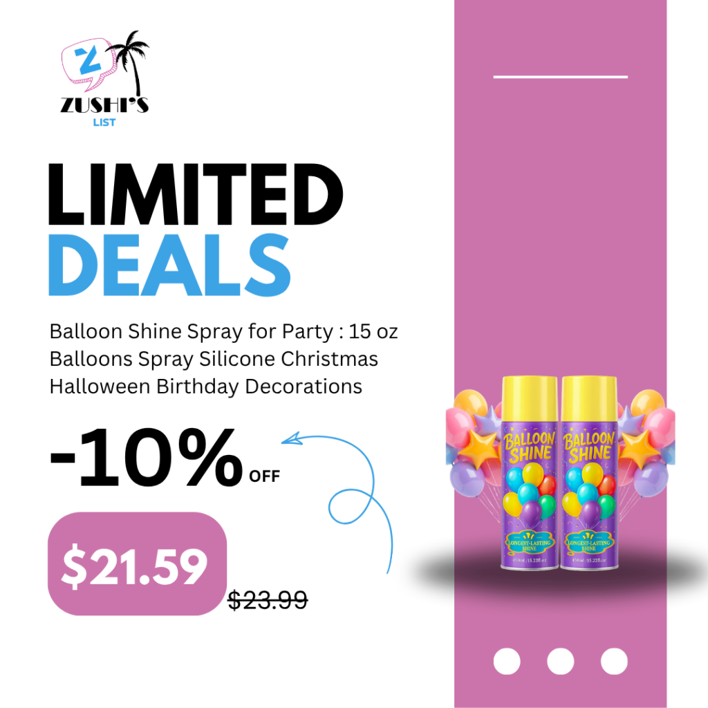 Balloon Shine Spray