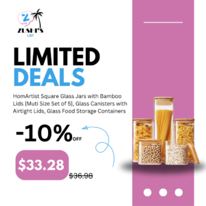 Square Glass Jars