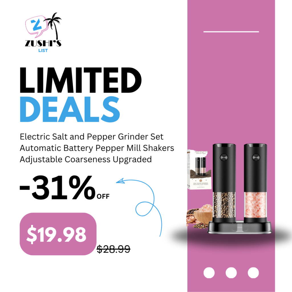 Electric Salt and Pepper Grinder